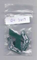 Netrunner LCG: Weyland acrylic Click Tracker Q4 2017 promo prize